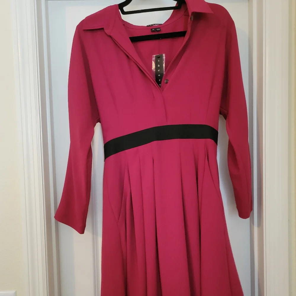 Theory Long Sleeve Dress (ABOVE KNEE) - Picture 1 of 6
